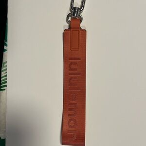 Lululemon Orange Keychain